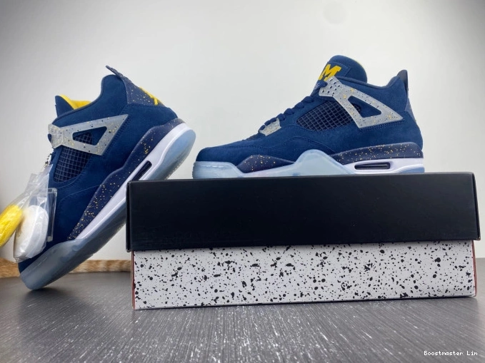 Boostmaster lin AJ4-1036660 Air (PE) Jordan 4 Michigan Retro 0816